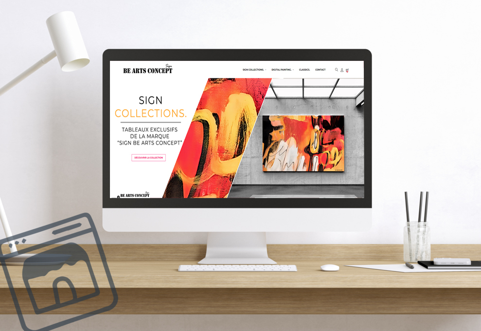 <styletitre>Boutique en ligne</styletitre><br>Be Arts Concept