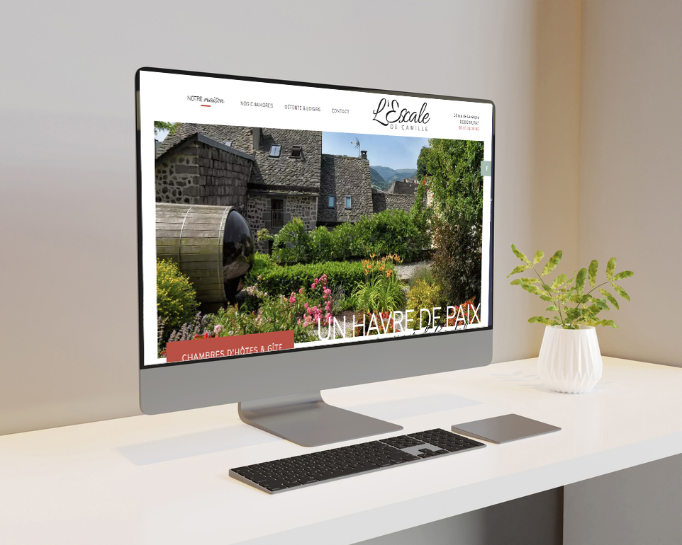 <styletitre>Chambres d'hôtes</styletitre><br>L'escale de Camille